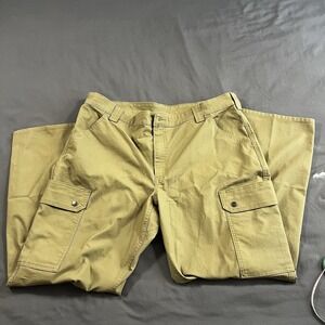 Duluth Trading Co Men's 40 Grit Flex Canvas Standard Fit Cargo Pants Size‎ 40x32